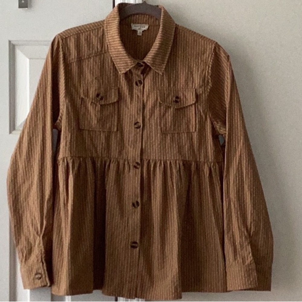 Hayden girls button down top XL